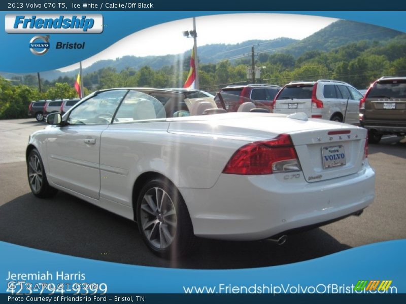 Ice White / Calcite/Off Black 2013 Volvo C70 T5