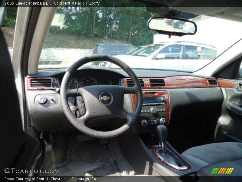 Gold Mist Metallic / Ebony 2009 Chevrolet Impala LT