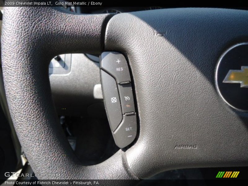 Gold Mist Metallic / Ebony 2009 Chevrolet Impala LT