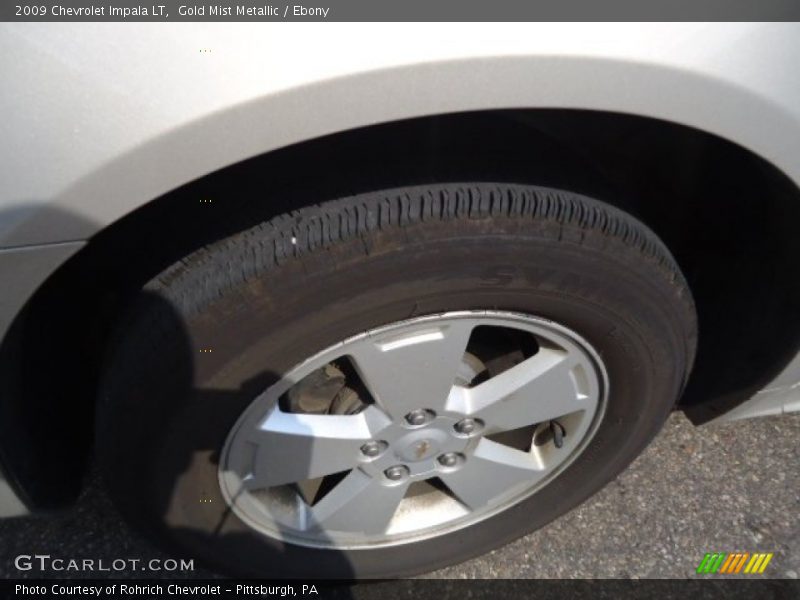 Gold Mist Metallic / Ebony 2009 Chevrolet Impala LT