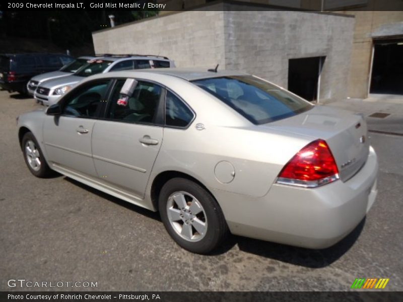 Gold Mist Metallic / Ebony 2009 Chevrolet Impala LT