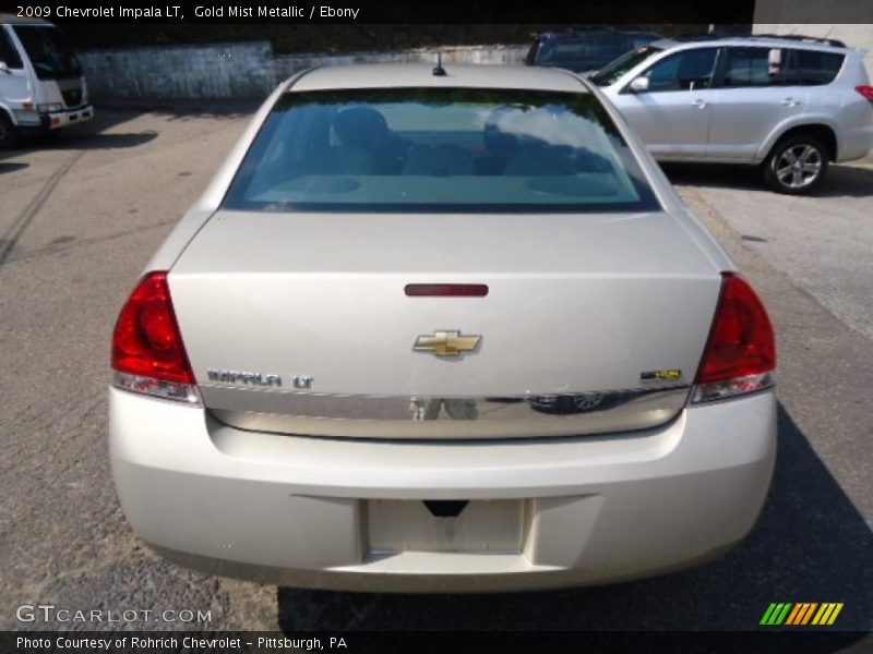 Gold Mist Metallic / Ebony 2009 Chevrolet Impala LT