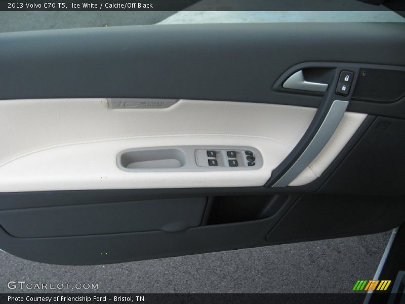 Ice White / Calcite/Off Black 2013 Volvo C70 T5