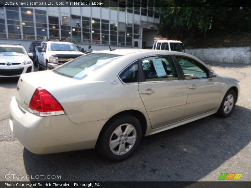 Gold Mist Metallic / Ebony 2009 Chevrolet Impala LT