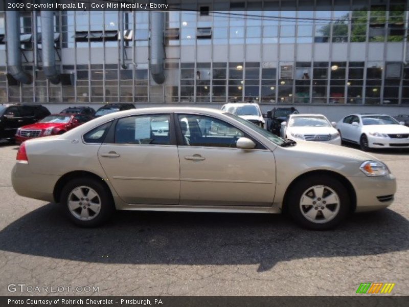 Gold Mist Metallic / Ebony 2009 Chevrolet Impala LT