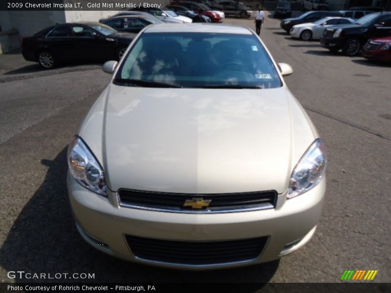 Gold Mist Metallic / Ebony 2009 Chevrolet Impala LT