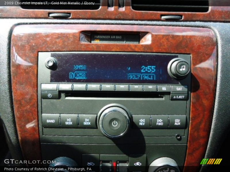 Gold Mist Metallic / Ebony 2009 Chevrolet Impala LT