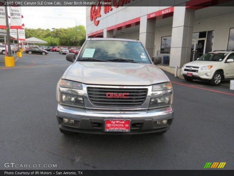 Silver Birch Metallic / Pewter 2005 GMC Canyon SLE Crew Cab