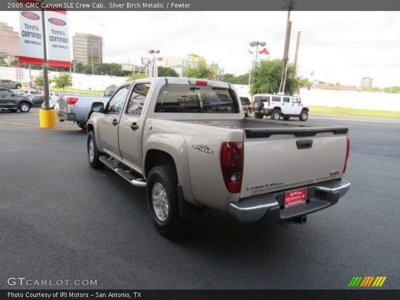 Silver Birch Metallic / Pewter 2005 GMC Canyon SLE Crew Cab