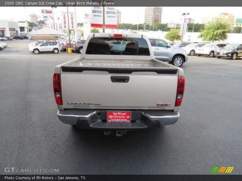 Silver Birch Metallic / Pewter 2005 GMC Canyon SLE Crew Cab