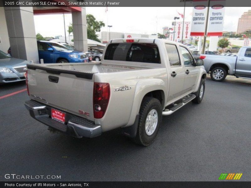 Silver Birch Metallic / Pewter 2005 GMC Canyon SLE Crew Cab