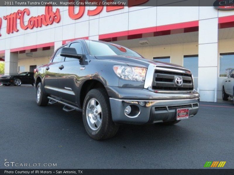 Magnetic Gray Metallic / Graphite Gray 2011 Toyota Tundra CrewMax