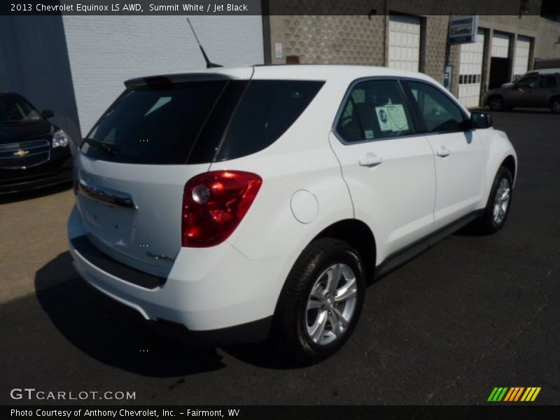 Summit White / Jet Black 2013 Chevrolet Equinox LS AWD