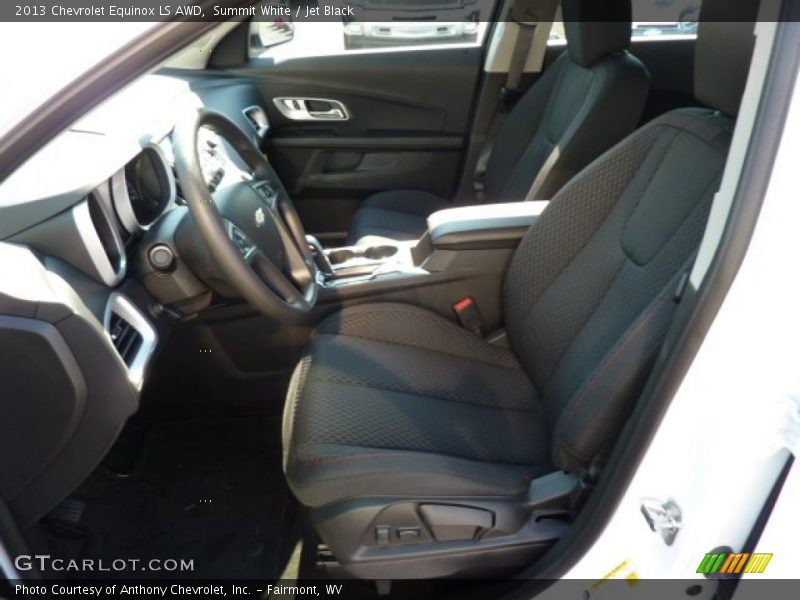 Summit White / Jet Black 2013 Chevrolet Equinox LS AWD