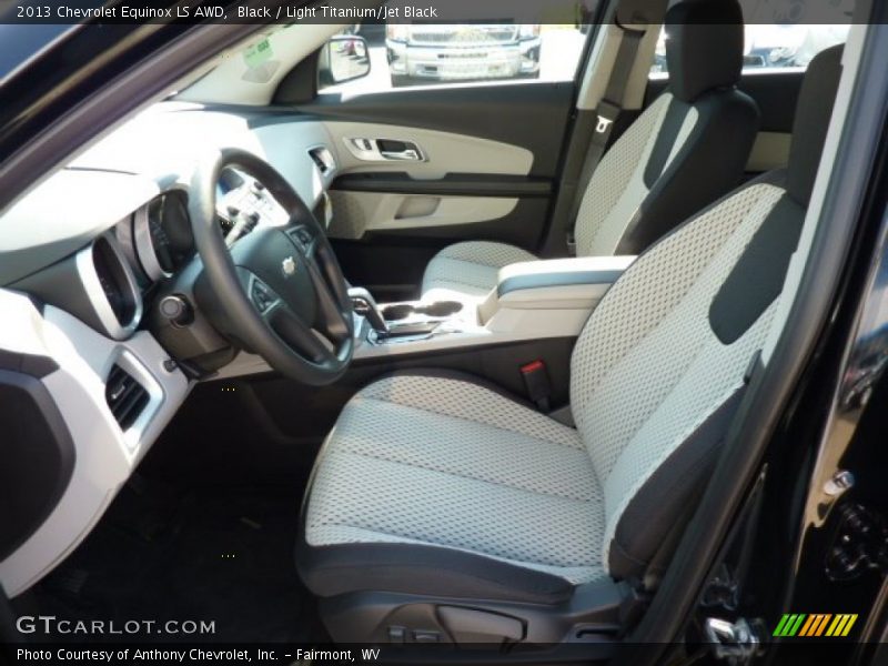 Front Seat of 2013 Equinox LS AWD