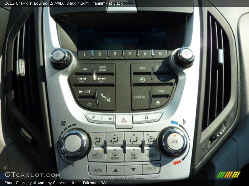 Controls of 2013 Equinox LS AWD