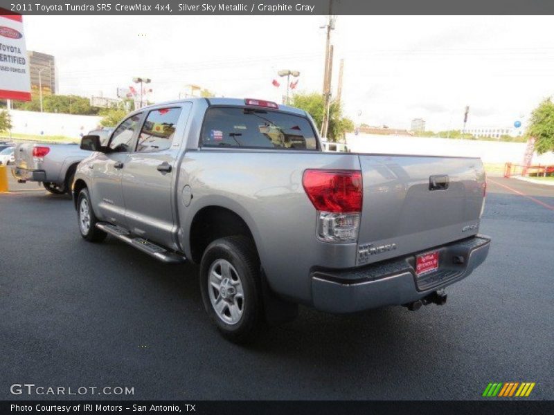 Silver Sky Metallic / Graphite Gray 2011 Toyota Tundra SR5 CrewMax 4x4