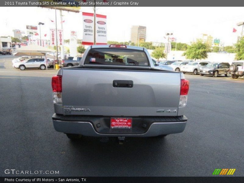 Silver Sky Metallic / Graphite Gray 2011 Toyota Tundra SR5 CrewMax 4x4