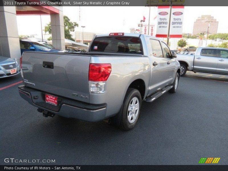 Silver Sky Metallic / Graphite Gray 2011 Toyota Tundra SR5 CrewMax 4x4