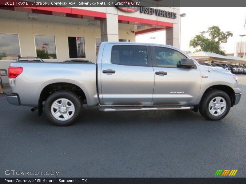 Silver Sky Metallic / Graphite Gray 2011 Toyota Tundra SR5 CrewMax 4x4