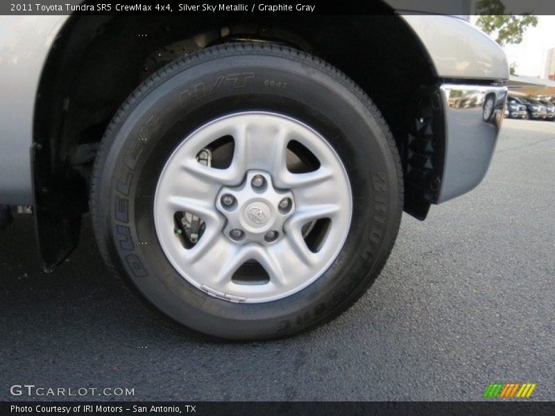 Silver Sky Metallic / Graphite Gray 2011 Toyota Tundra SR5 CrewMax 4x4