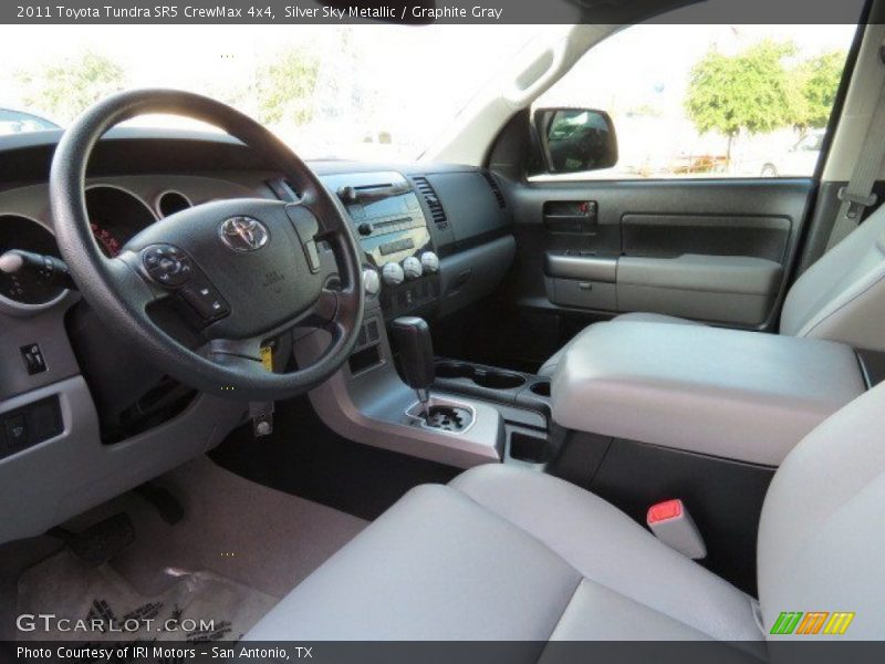 Silver Sky Metallic / Graphite Gray 2011 Toyota Tundra SR5 CrewMax 4x4