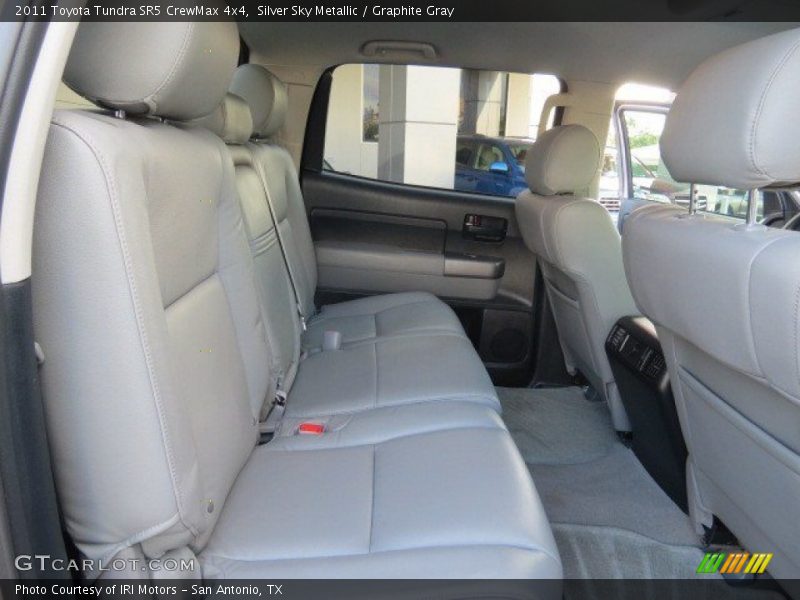 Silver Sky Metallic / Graphite Gray 2011 Toyota Tundra SR5 CrewMax 4x4