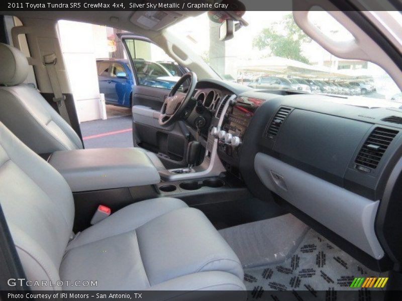 Silver Sky Metallic / Graphite Gray 2011 Toyota Tundra SR5 CrewMax 4x4