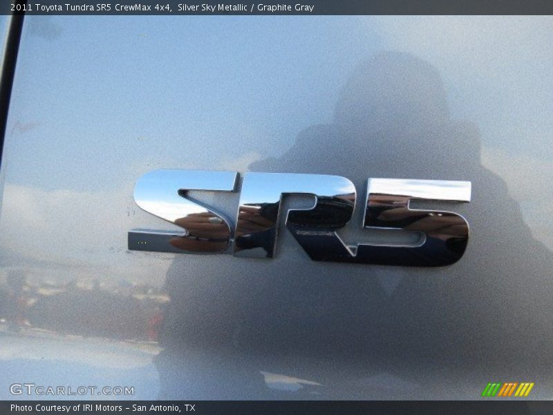 Silver Sky Metallic / Graphite Gray 2011 Toyota Tundra SR5 CrewMax 4x4