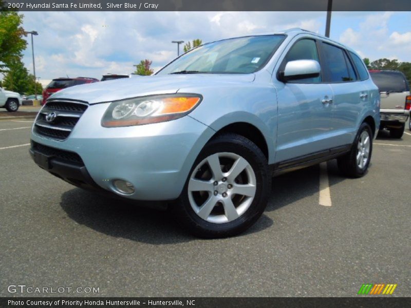 Silver Blue / Gray 2007 Hyundai Santa Fe Limited