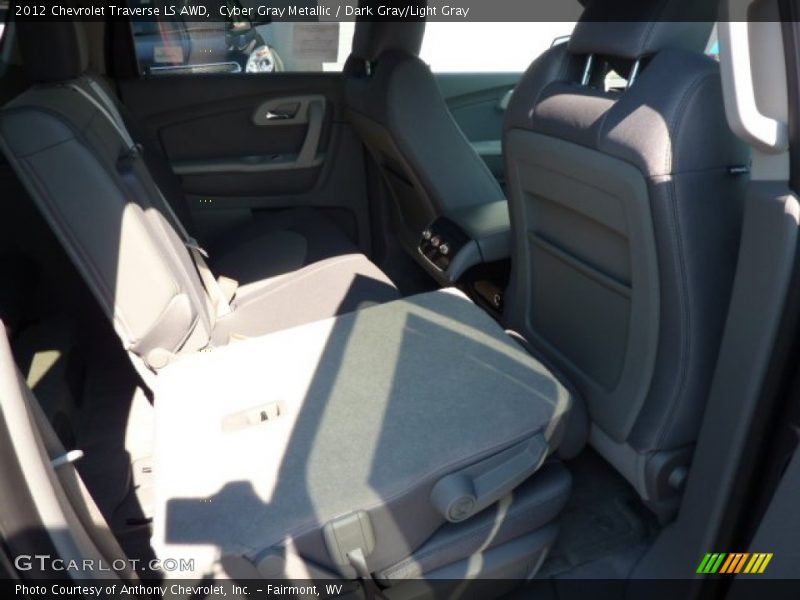 Cyber Gray Metallic / Dark Gray/Light Gray 2012 Chevrolet Traverse LS AWD