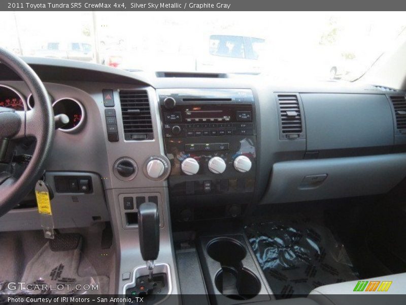 Silver Sky Metallic / Graphite Gray 2011 Toyota Tundra SR5 CrewMax 4x4