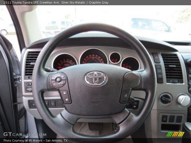 Silver Sky Metallic / Graphite Gray 2011 Toyota Tundra SR5 CrewMax 4x4