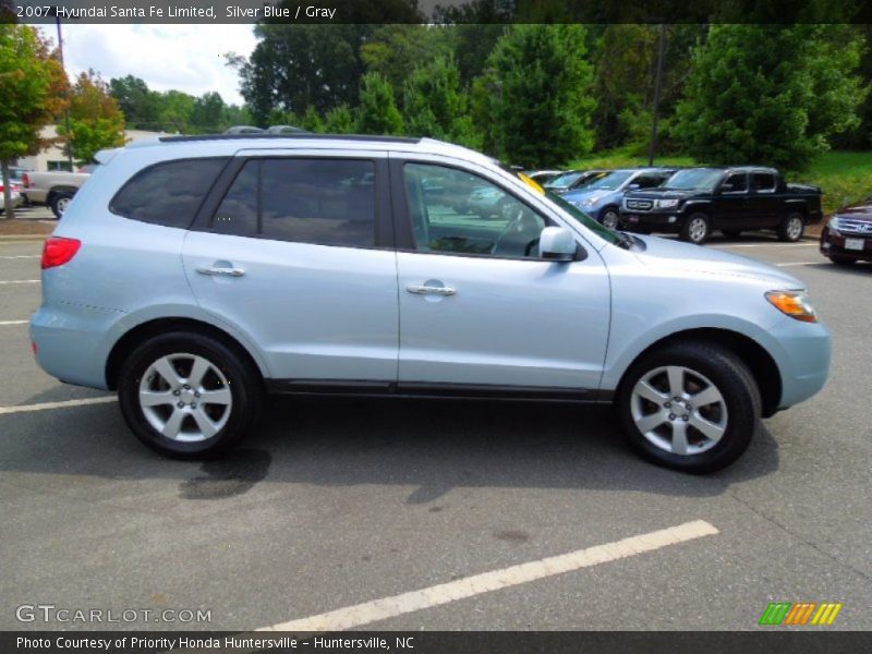 Silver Blue / Gray 2007 Hyundai Santa Fe Limited