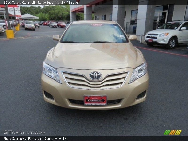 Sandy Beach Metallic / Bisque 2010 Toyota Camry LE