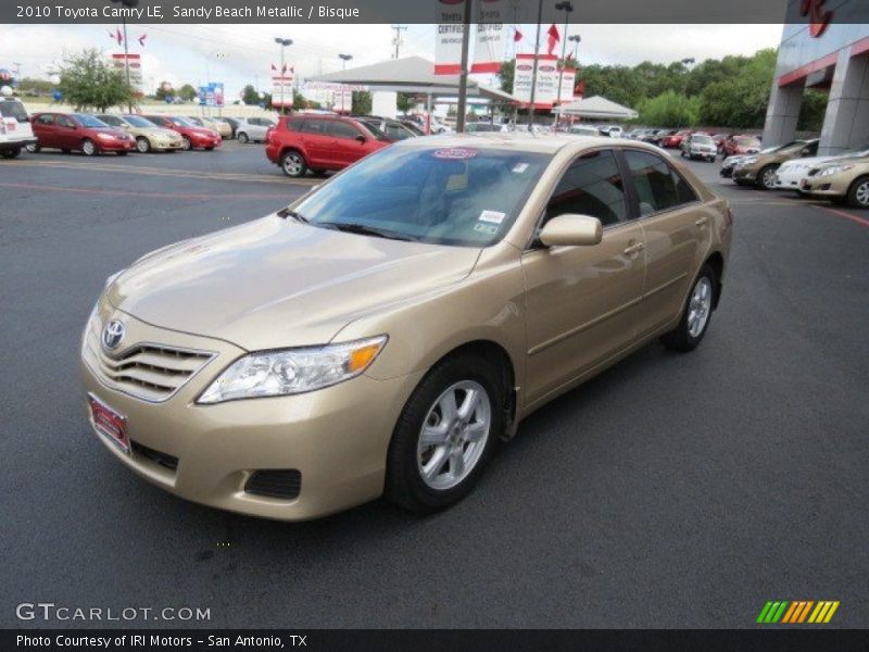 Sandy Beach Metallic / Bisque 2010 Toyota Camry LE