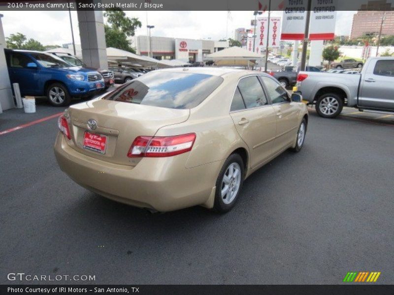Sandy Beach Metallic / Bisque 2010 Toyota Camry LE