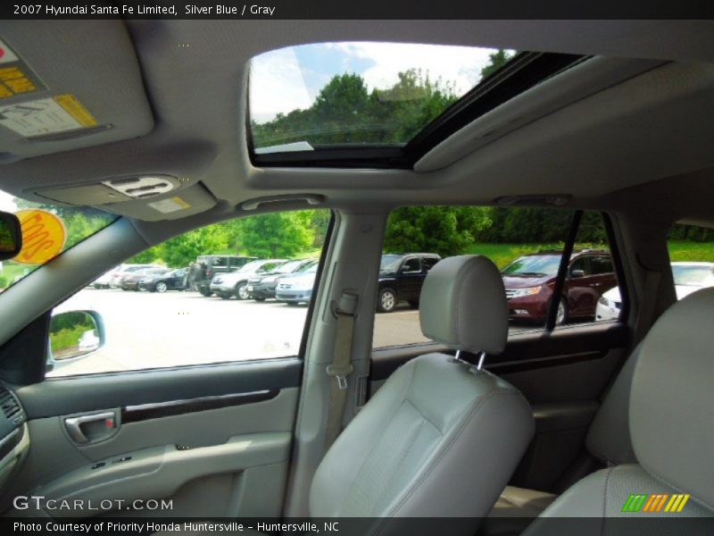Silver Blue / Gray 2007 Hyundai Santa Fe Limited