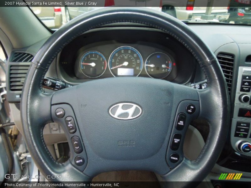 Silver Blue / Gray 2007 Hyundai Santa Fe Limited