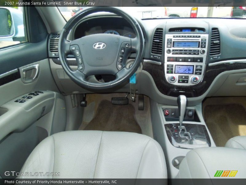 Silver Blue / Gray 2007 Hyundai Santa Fe Limited