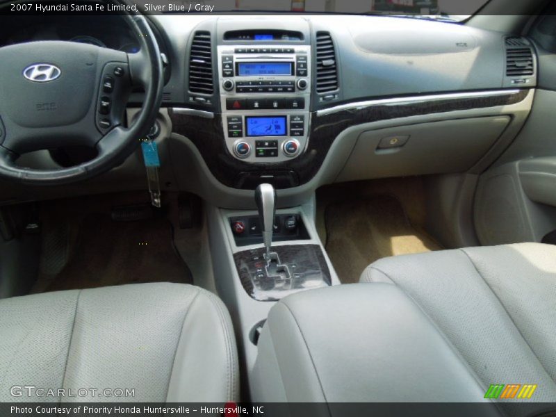 Silver Blue / Gray 2007 Hyundai Santa Fe Limited