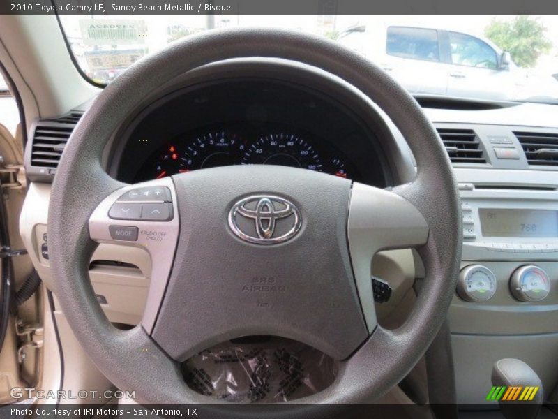 Sandy Beach Metallic / Bisque 2010 Toyota Camry LE