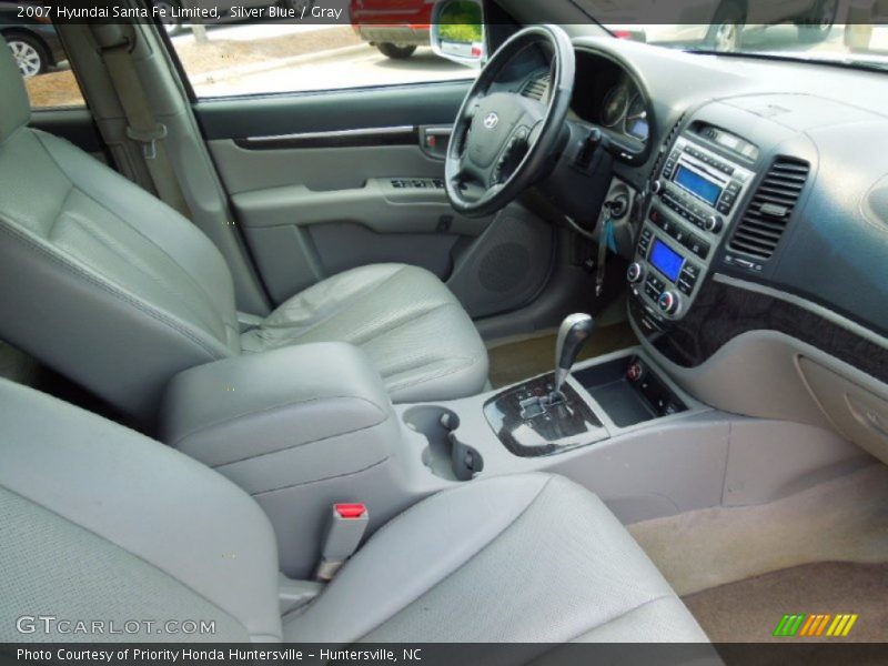 Silver Blue / Gray 2007 Hyundai Santa Fe Limited