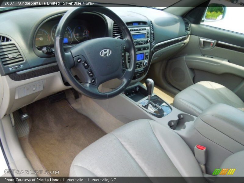 Silver Blue / Gray 2007 Hyundai Santa Fe Limited