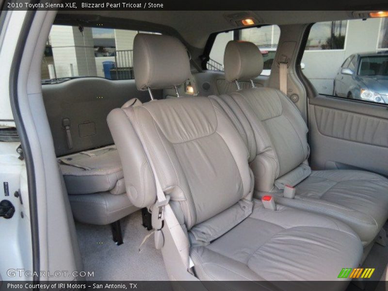 Blizzard Pearl Tricoat / Stone 2010 Toyota Sienna XLE