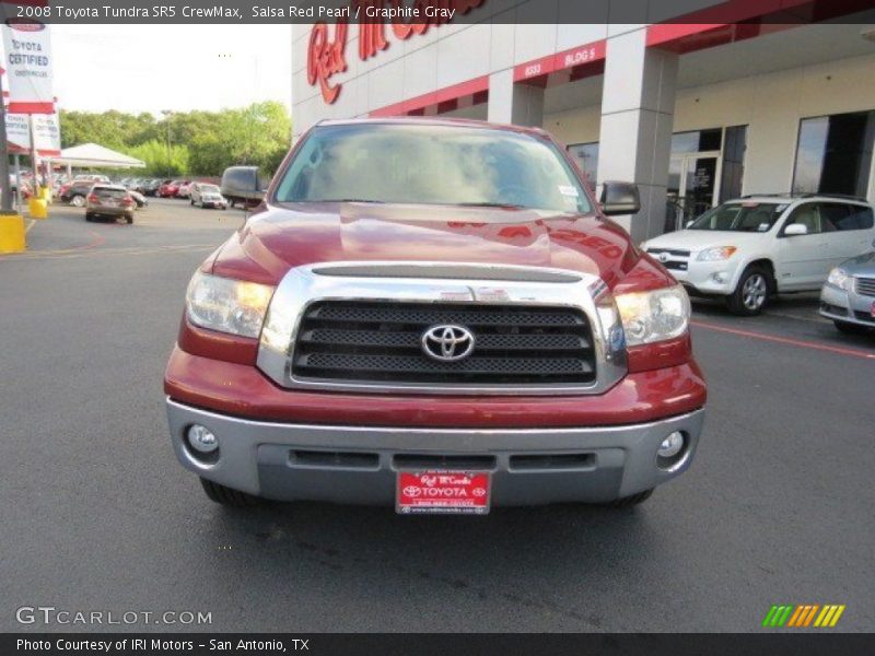 Salsa Red Pearl / Graphite Gray 2008 Toyota Tundra SR5 CrewMax