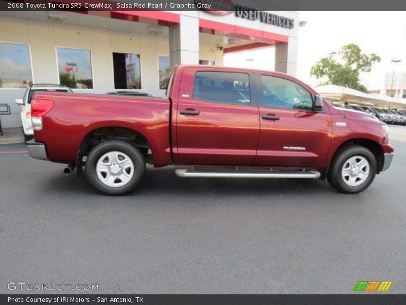 Salsa Red Pearl / Graphite Gray 2008 Toyota Tundra SR5 CrewMax