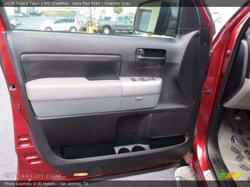 Salsa Red Pearl / Graphite Gray 2008 Toyota Tundra SR5 CrewMax