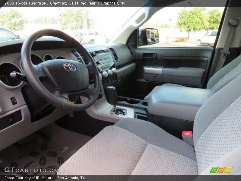 Salsa Red Pearl / Graphite Gray 2008 Toyota Tundra SR5 CrewMax