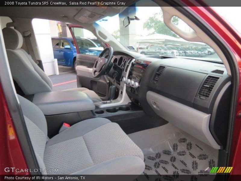 Salsa Red Pearl / Graphite Gray 2008 Toyota Tundra SR5 CrewMax